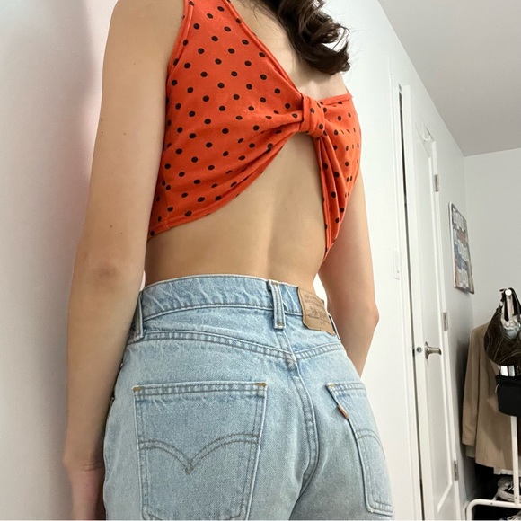 Vintage open back tank top - Picture 2 of 2